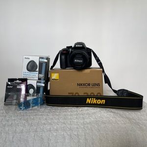 Nikon D3400 DSLR Camera and Acessories